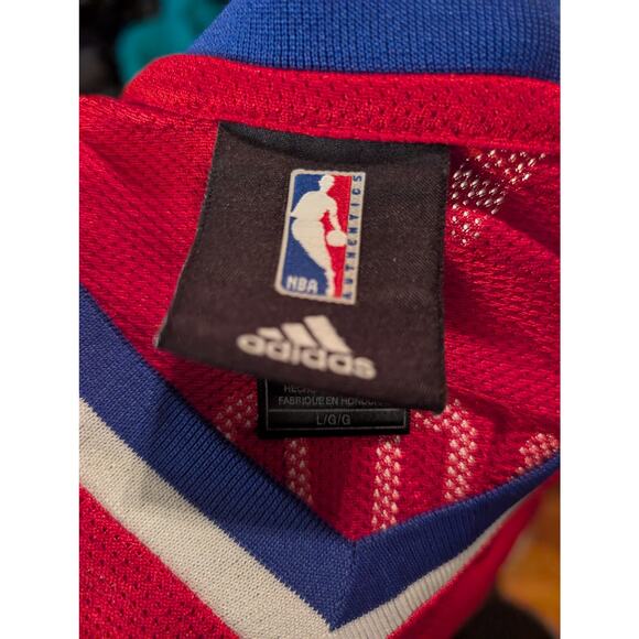 Adidas Philadelphia 76ers Andre Iguodala Mens Large NBA Red Jersey - Picture 4 of 7
